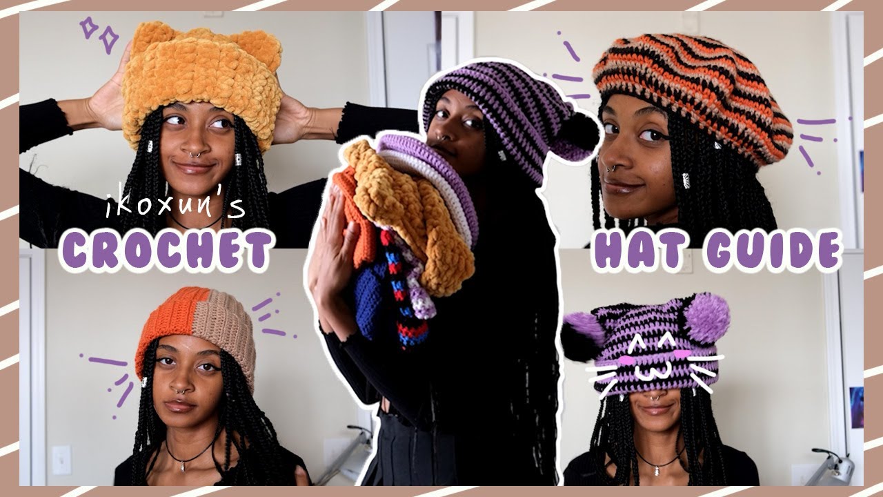 ikoxun's crochet hat guide (part one) !!