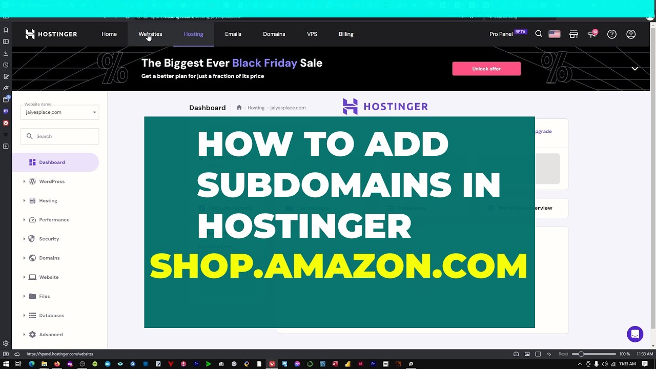 How to Create and Delete Subdomains in Hostinger