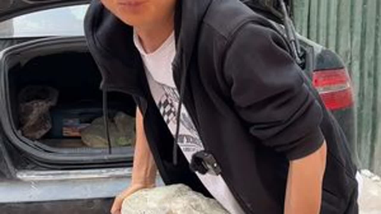 3.9万买了一个石头，一刀切开，傻眼了？#新疆和田玉 #和田玉籽料 #挖玉人
