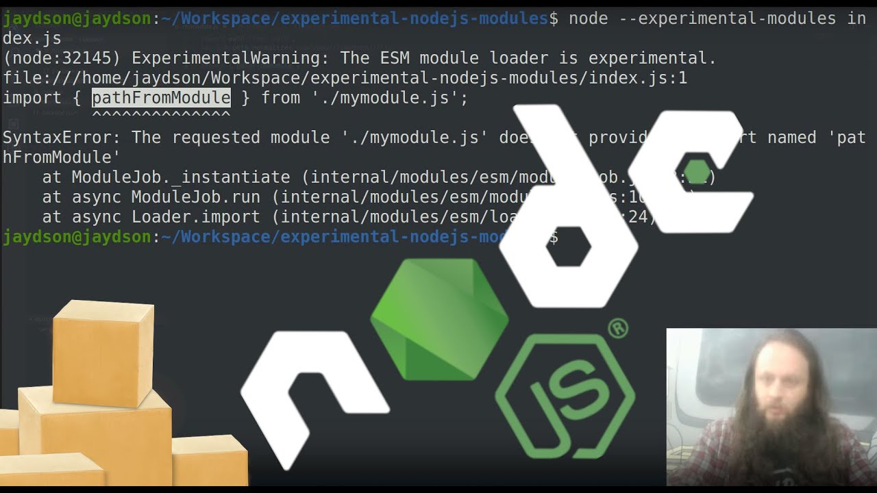 Sintaxe nova de m&oacute;dulos JavaScript no Node.js 12.0