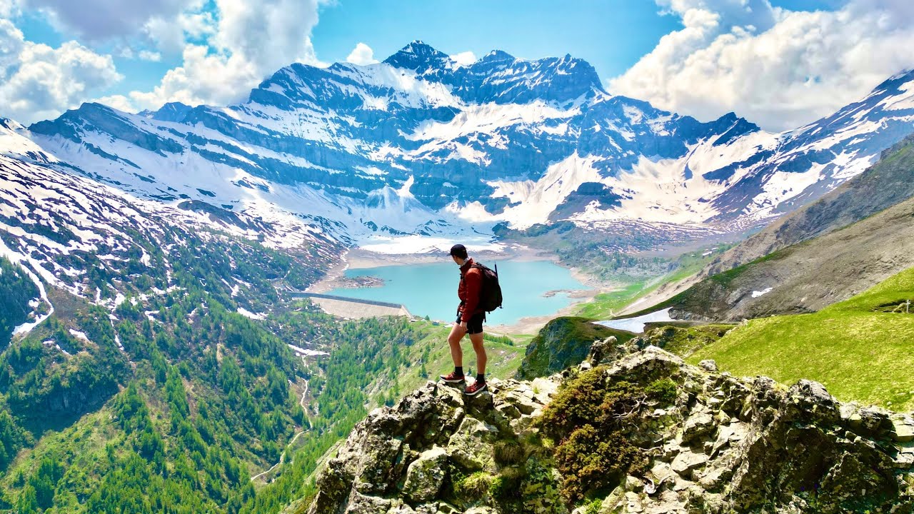 Hiking 50 miles on the Dents du Midi in Switzerland