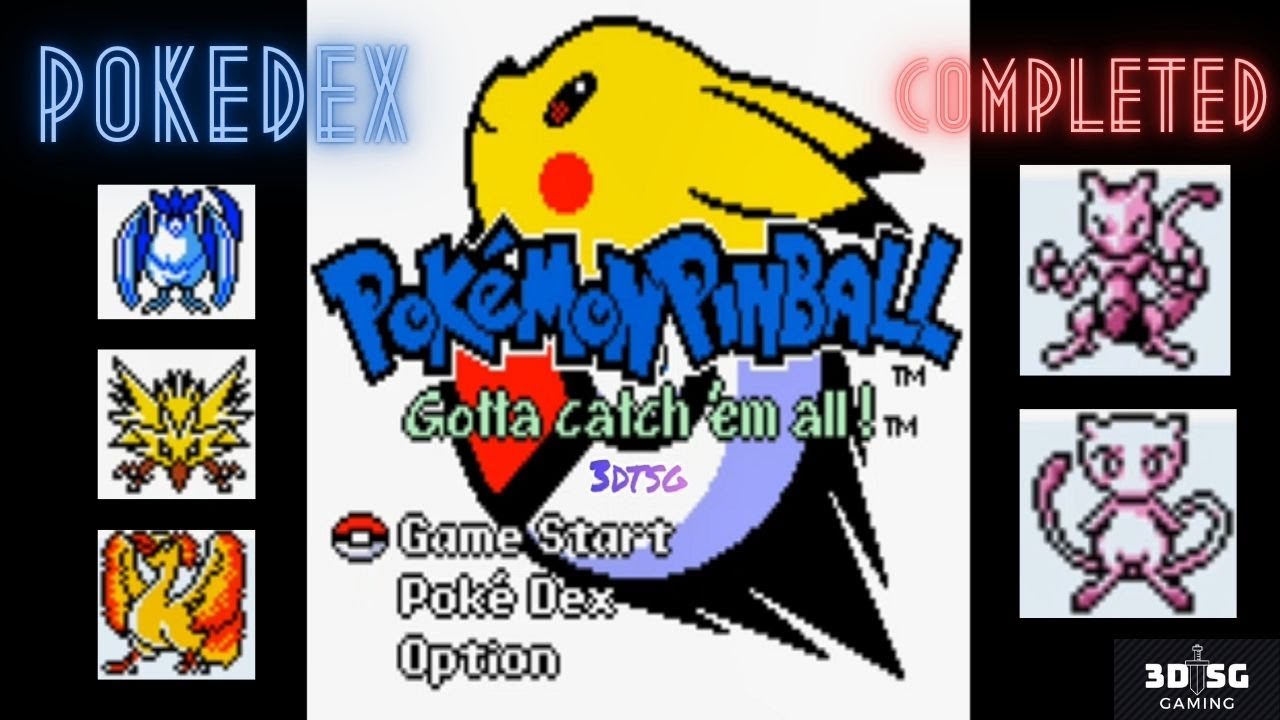 Pokedex Completed | Pokemon Pinball