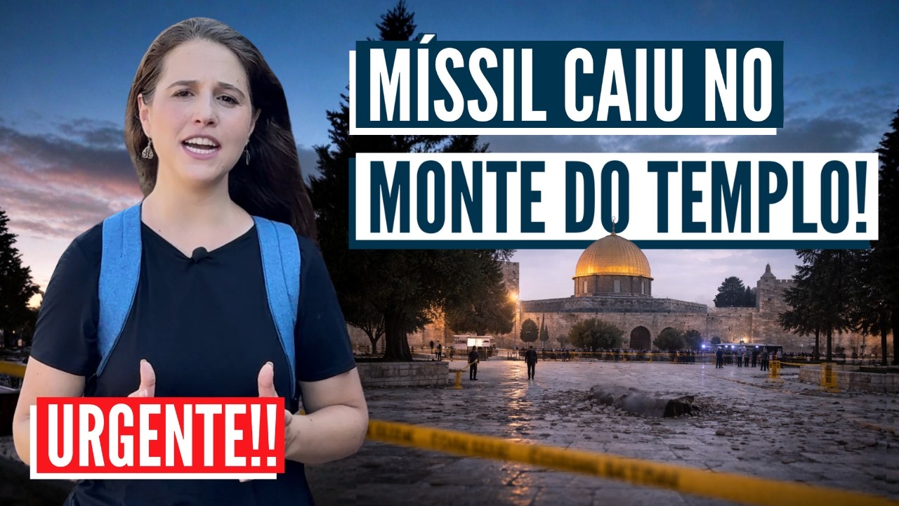 MÍSSIL IRANIANO CHEGOU A JERUSALÉM! Israel com Aline