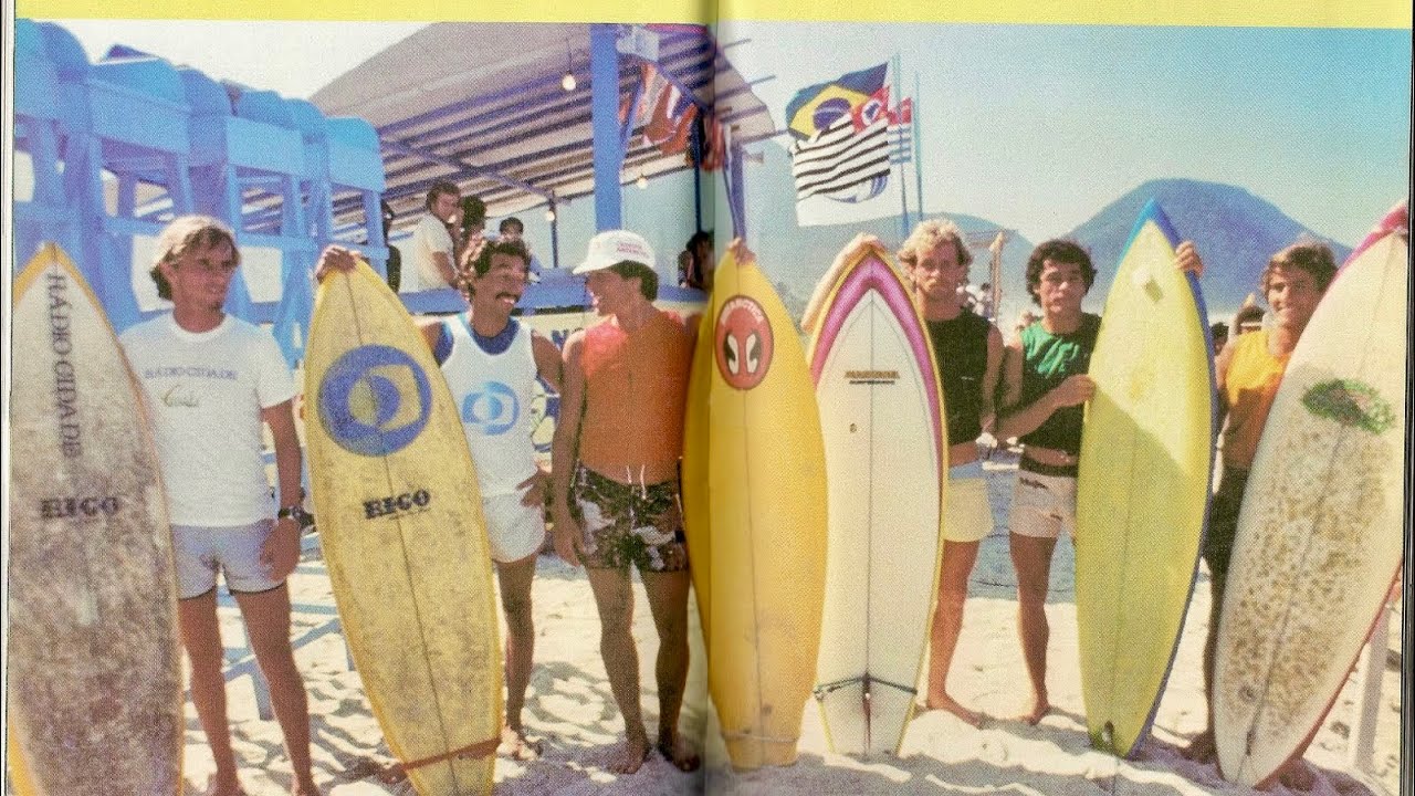 Imagens de Super 8 do Campeonato brasileiro de surf - Ubatuba 1978