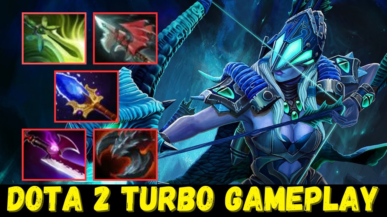 [Turbo Mode] Dota 2 Drow Ranger Right-Click Build with Insane Attack Speed!