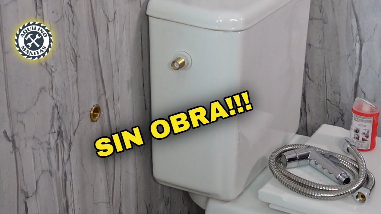 C&oacute;mo MONTAR una DUCHA para INODORO en minutos &iexcl;Sin obras ni reformas!