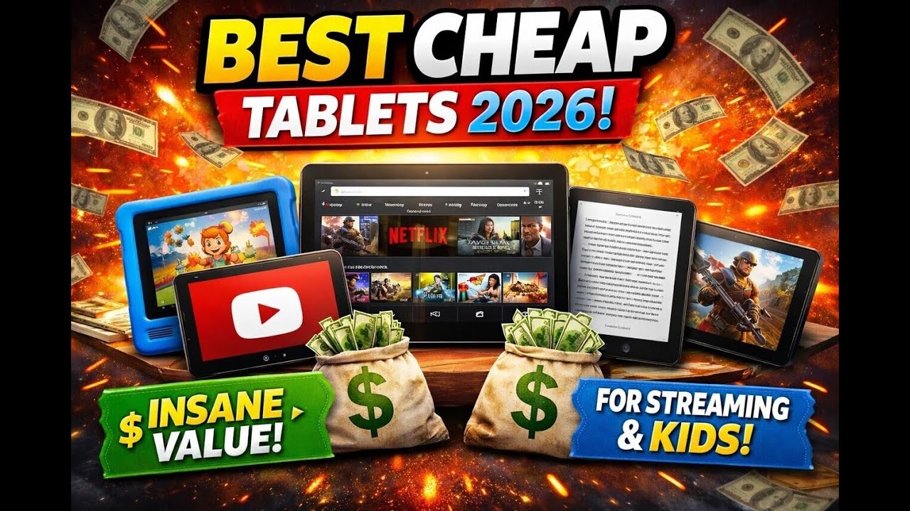 Best Cheap Tablets 2026 – Insane Value for Streaming & Kids Budget Tested Picks