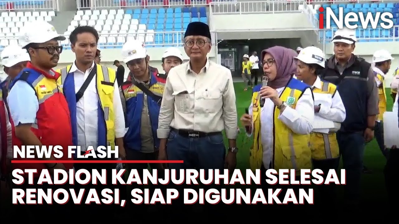 Menteri PU Tinjau Stadion Kanjuruhan usai Direnovasi, Gate 13 Jadi Museum | News Flash
