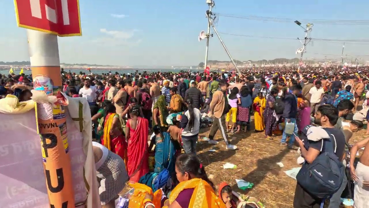 A spectacular view of Sangam Nose #mahakumbh2025