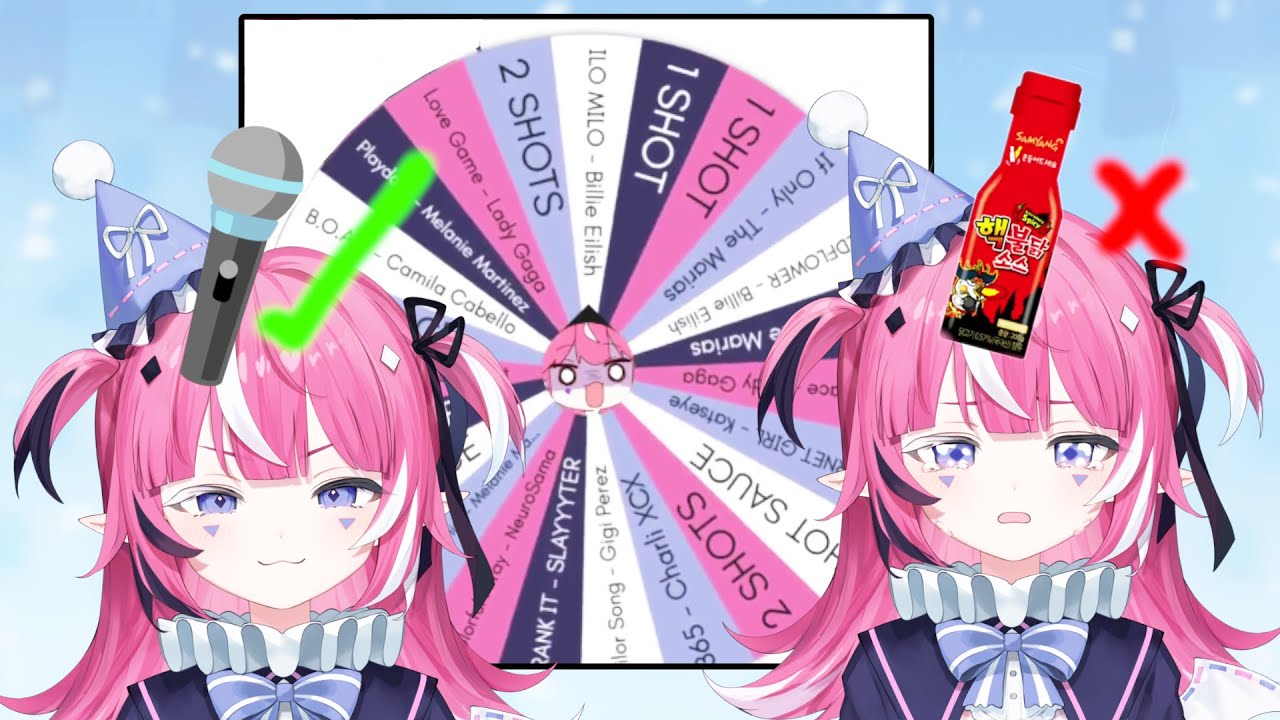 SPIN THE WHEEL OF KARAOKE OR HOT SAUCE 🥵 