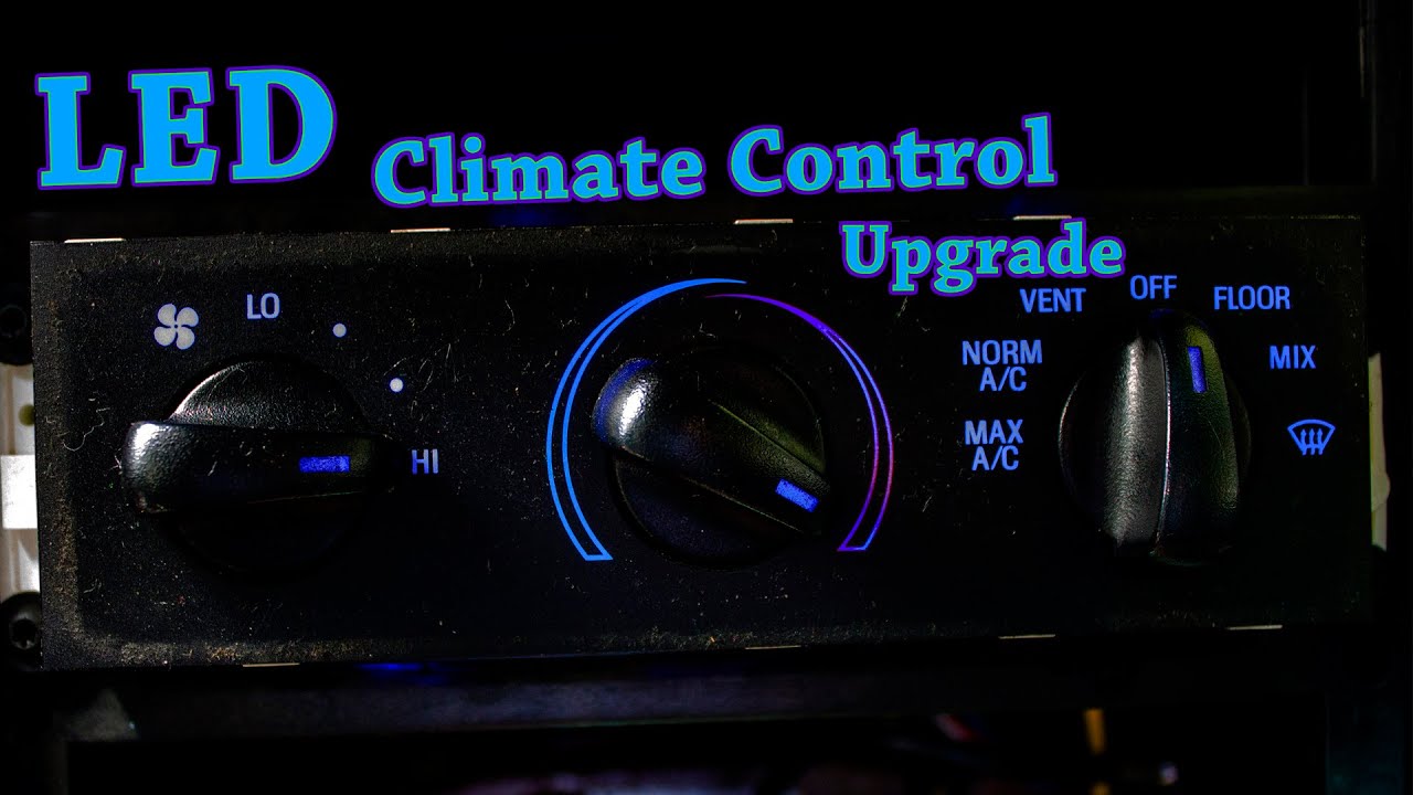 D.I.Y. - How to Upgrade Car HVAC with LED Lights
