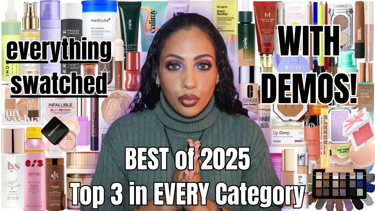 BEST in Beauty 2025✨Demos, Swatches, Full Face! #makeupreviews