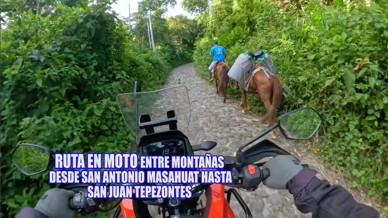 Ruta de Montañas entre San Antonio Masahuat y San Juan Tepezontes,Departamento La Paz, EL SALVADOR