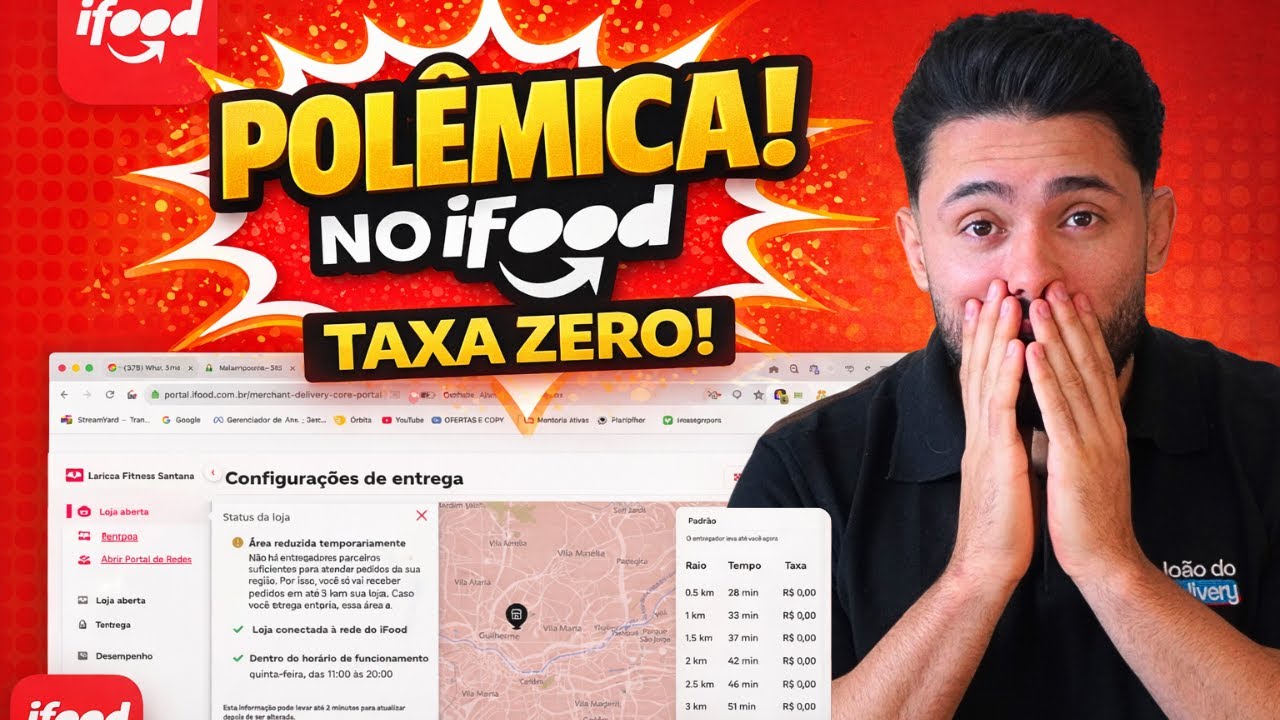 O iFood Colocou Taxa Zero? O Que Eles Não Contam Para Você!