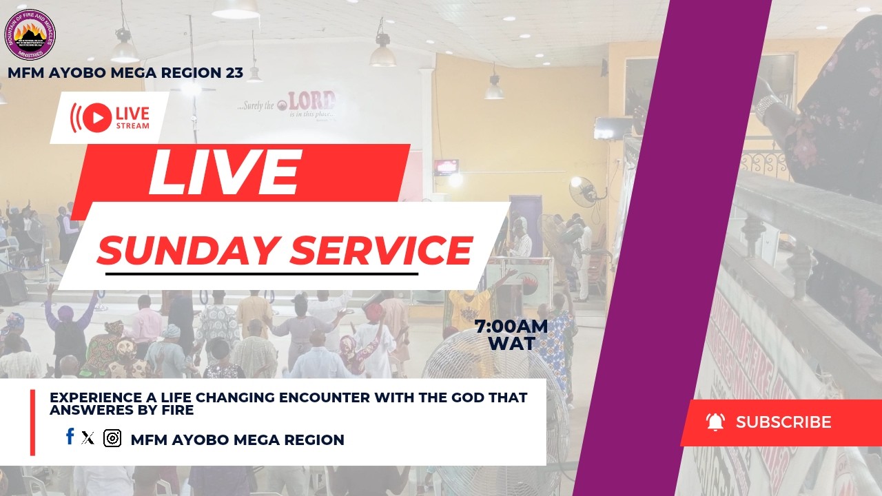 MFM AYOBO MEGA REGION LIVE SUNDAY SERVICE 08-02-26