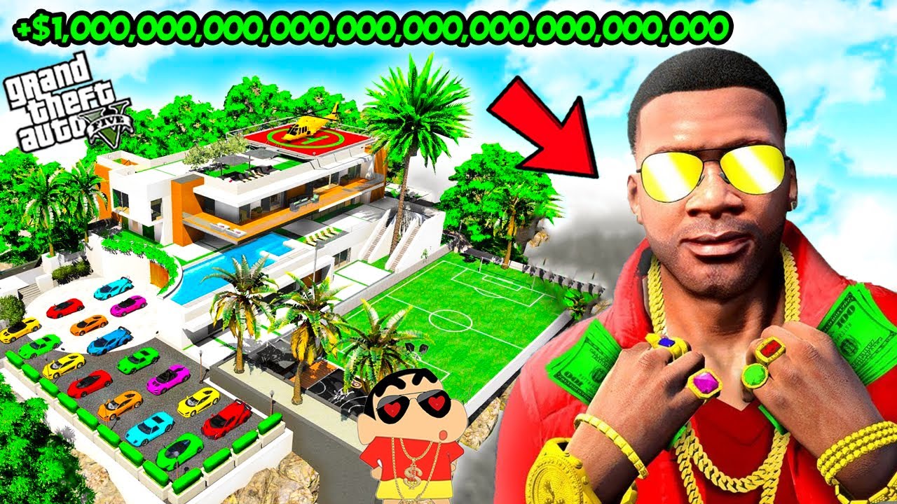 FRANKLIN GOT SUPERPOWER TO TURN EVERYTHING INTO GOLD || EVERYTHING IS FREE (Part - 5) !
