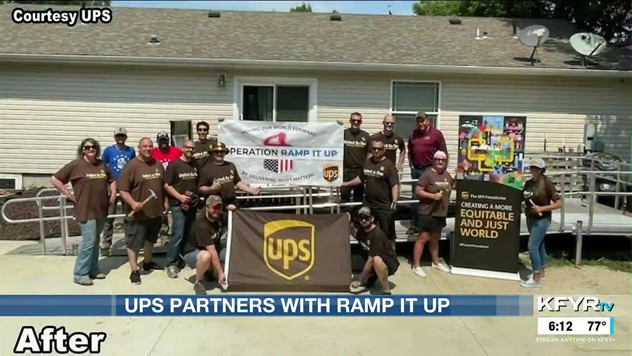 UPS Partners with Ramp it Up to build wheelchair ramp in Fort Yates