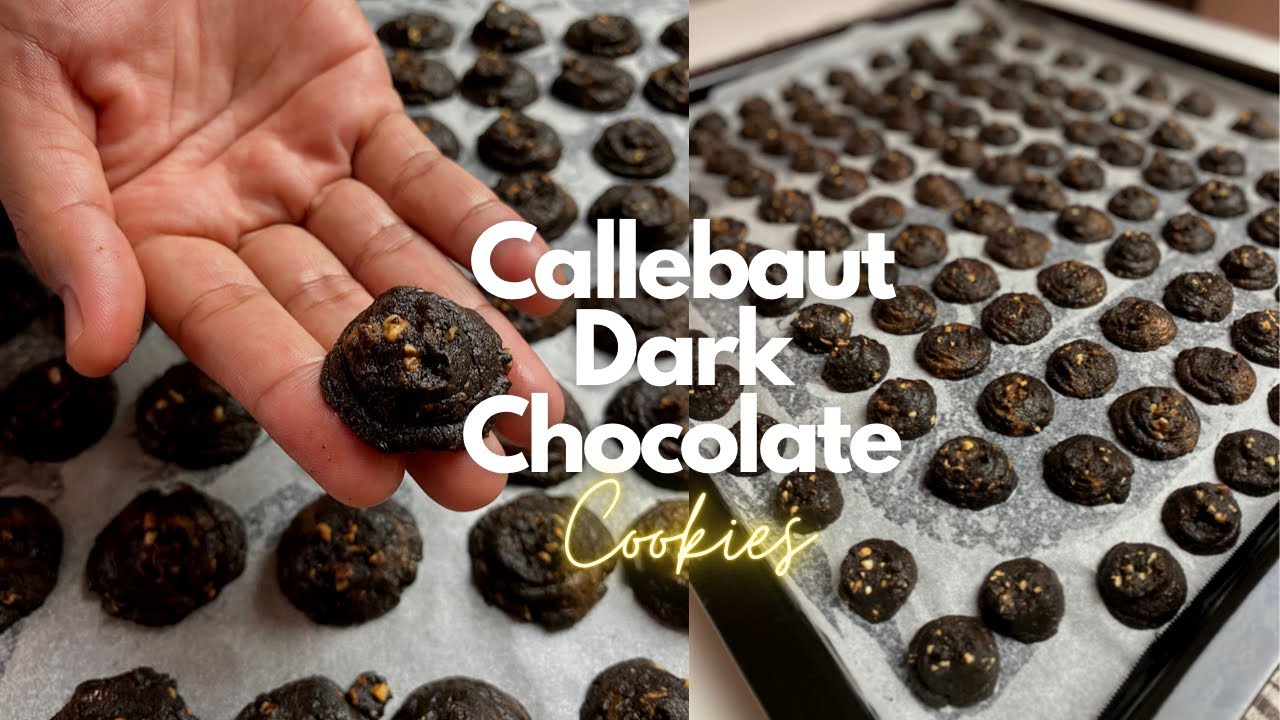 Callebaut Dark Chocolate Cookies | Biskut Premium Kesukaan Ramai