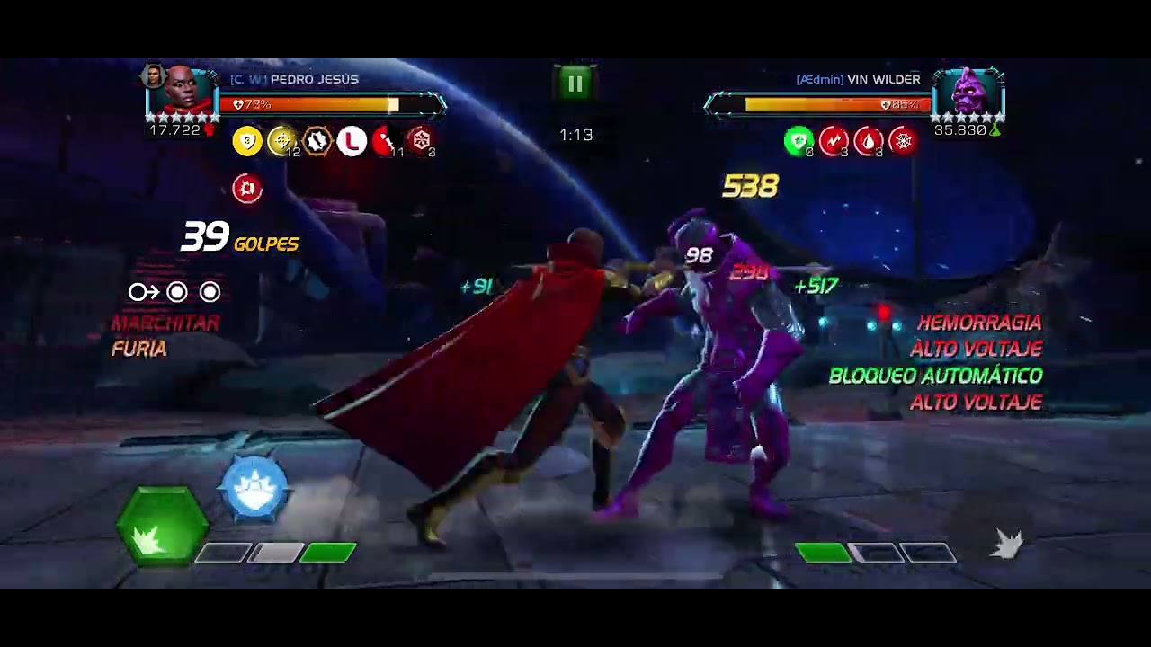 Okoye vs High Evolutionary MCOC - Faltó tiempo