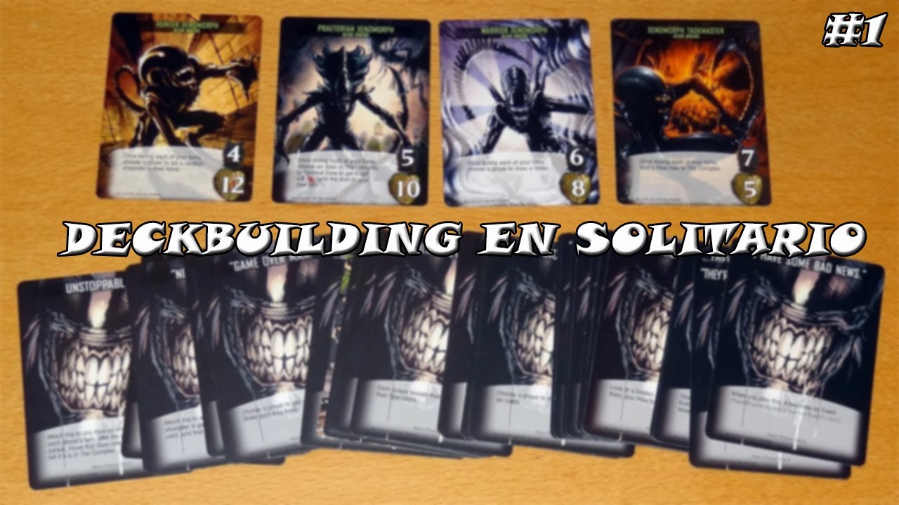 🎲🎲 DECKBUILDING EN SOLITARIO #1 🎲🎲
