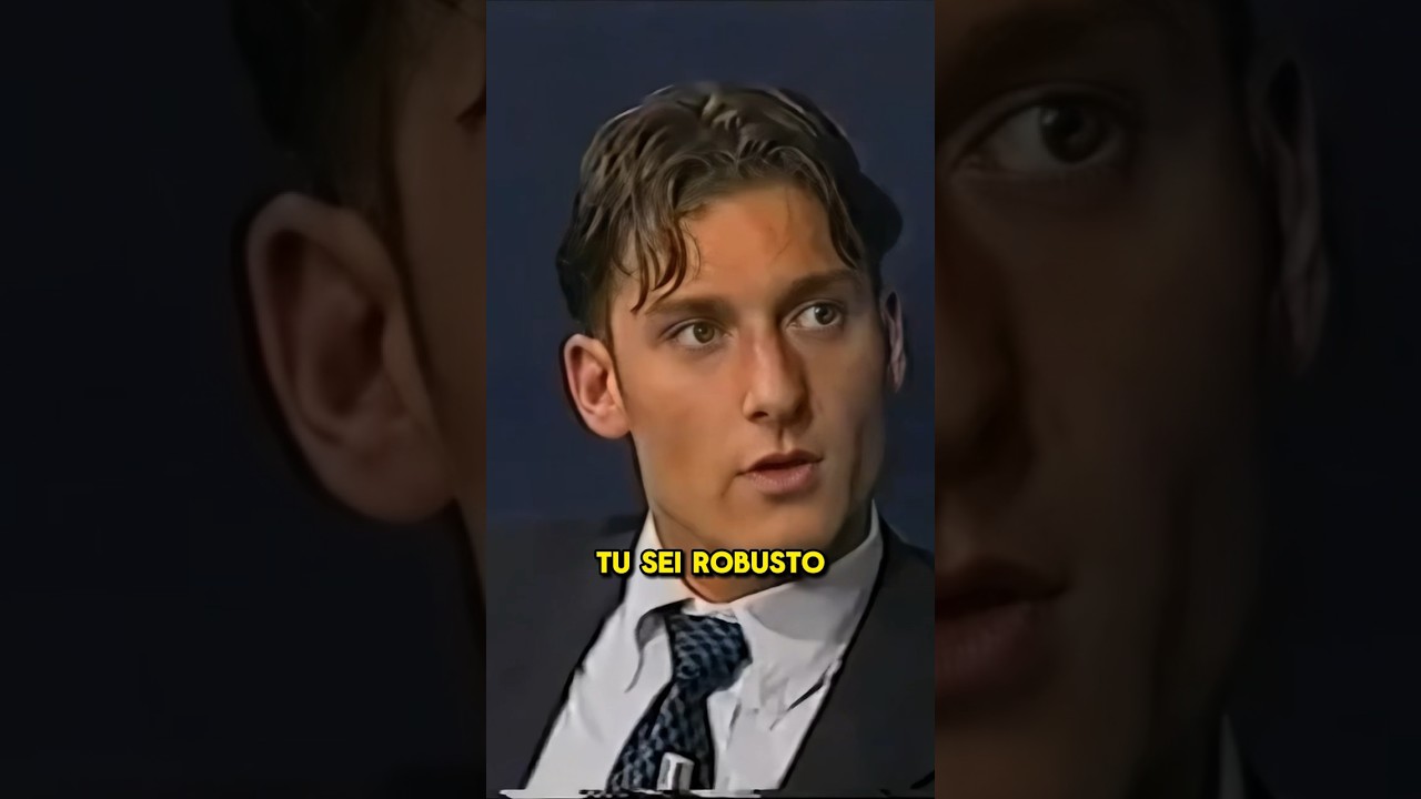 😂 Una delle prime interviste di Francesco Totti #totti #intervista #calcio