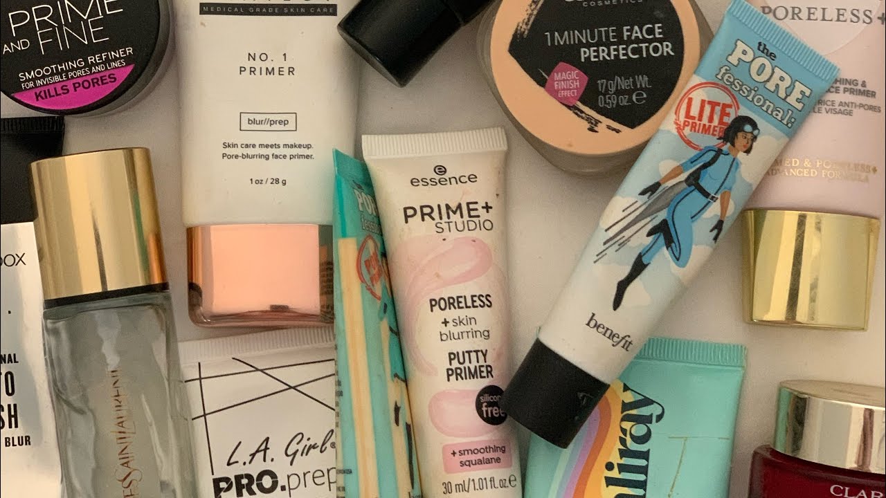 Ranking 15 Pore Filling and Blurring Primers - Best Primer for Pores