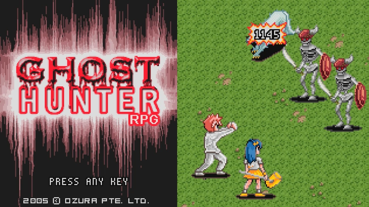 Ghost Hunter RPG JAVA GAME (Ozura 2005) FULL WALKTHROUH