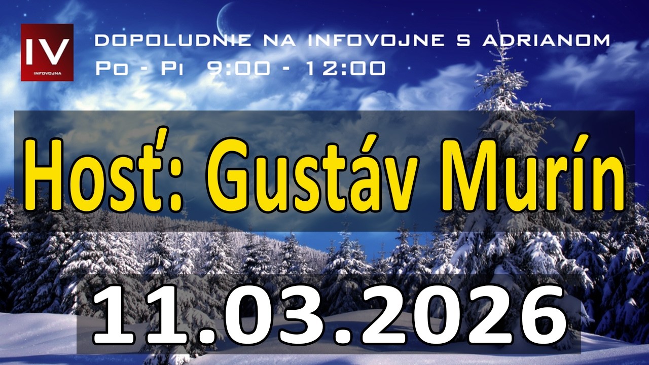 Dopoludnie na InfoVojne s Adrianom 11.03.2026