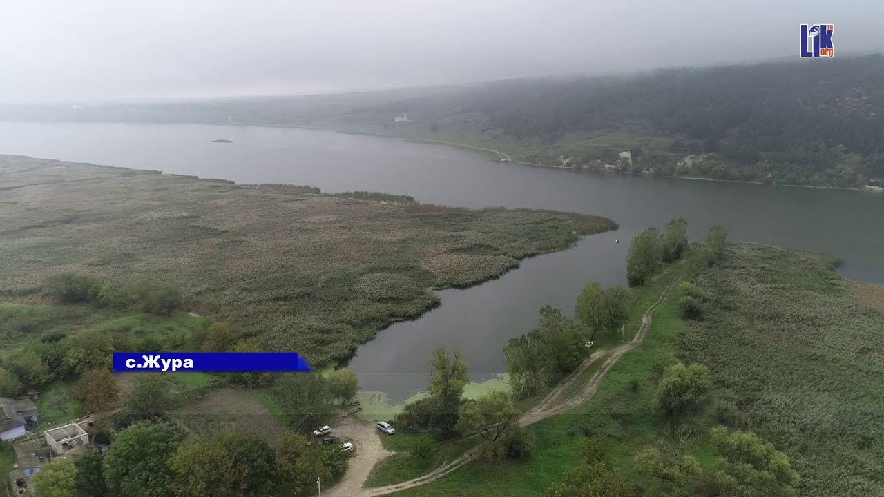 Село Жура Рыбницкого района. Приднестровье. Съёмки с квадрокоптера