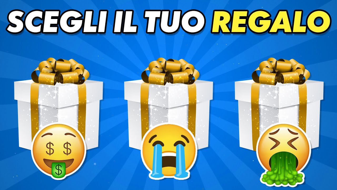 Scegli il tuo regalo ! 🎁 Sei una persona fortunata? Scoprilo🍀 | Quiz intuitivo