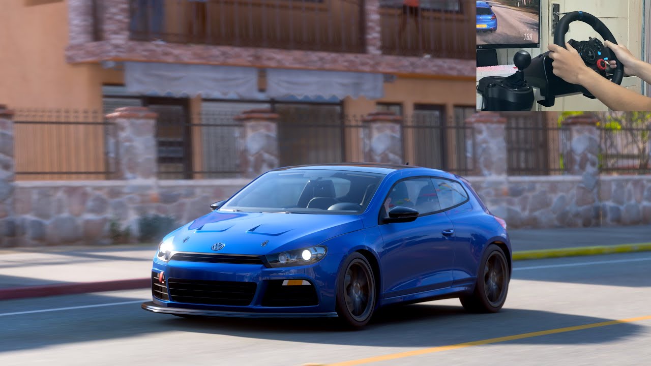 Volkswagen Scirocco R - Forza Horizon 5 - Logitech G29 Gameplay