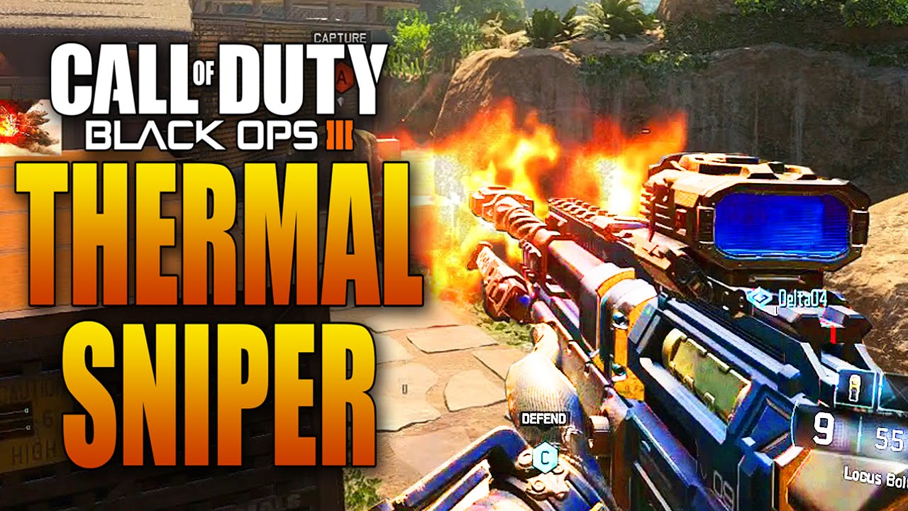 THERMAL SNIPER Gameplay in Black Ops 3! (Locus Bolt-Action Collateral Clip)
