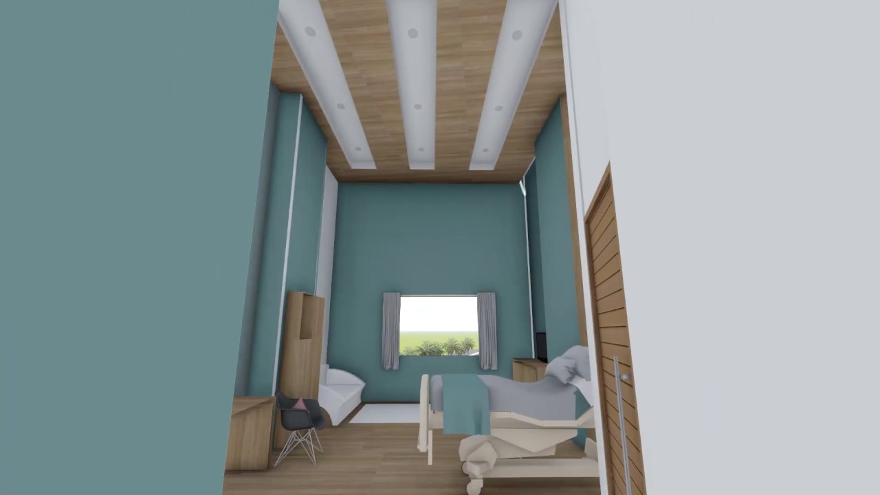 3d model of hospital 200 beds by Arch.Naif Alsamak