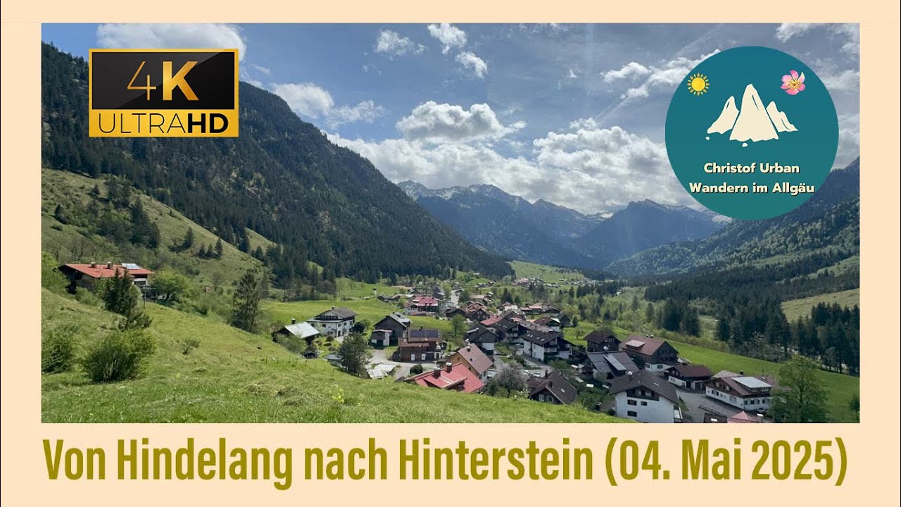 Von Hindelang nach Hinterstein (04. Mai 2025)