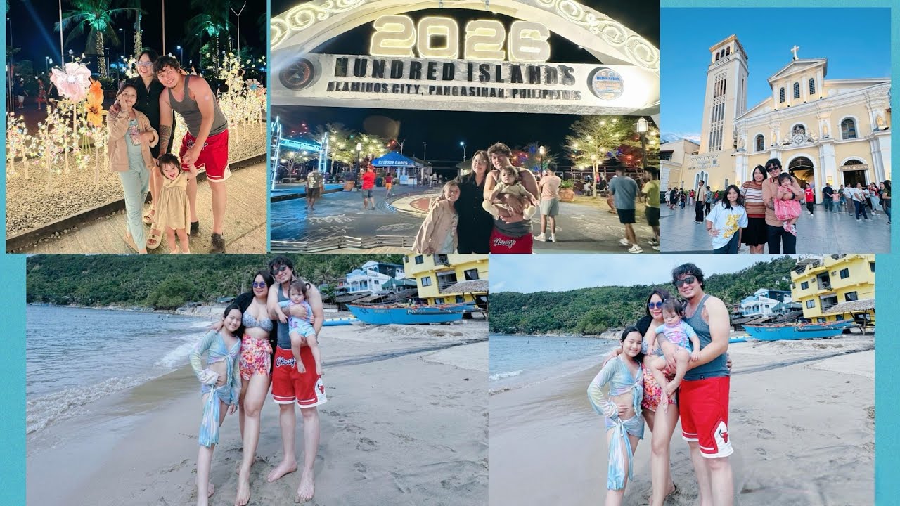 Pangasinan 2026| Hundred Islands Alaminos City|Abagatanen White Sand Beach| Polo| Manaoag Church 🇵🇭