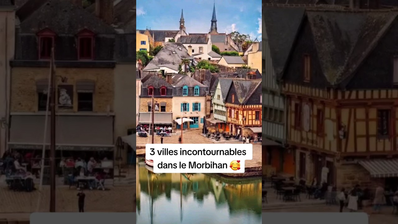 Quelle est votre ville pr&eacute;f&eacute;r&eacute;e dans le Morbihan ? 😍 #shorts #voyage #bretagne #morbihan