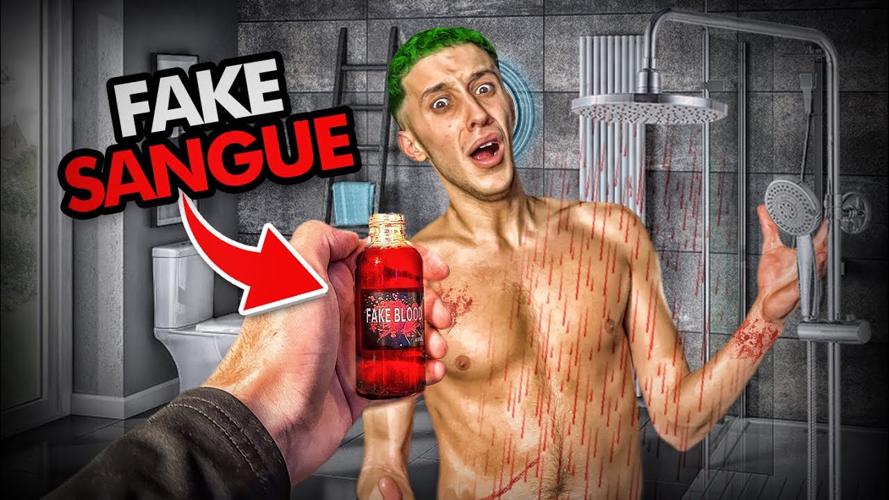 SCHERZO SANGUE FINTO nella DOCCIA di MON3Y in STREAM HOUSE 3.0 *FINITO MALE*