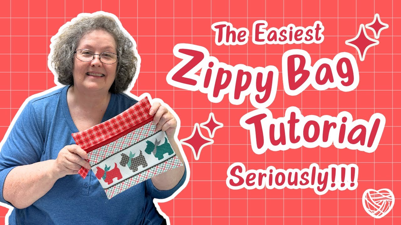 The Easiest Zipper Bag You'll Ever Make (Seriously!) | Lori Holt Zippy Bag TUTORIAL