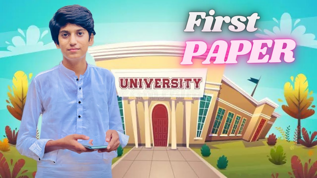 Itni study ky bad v paper axa nhi hoa 😩. | First  paper Vlog #sunnybuzdar #newvlog