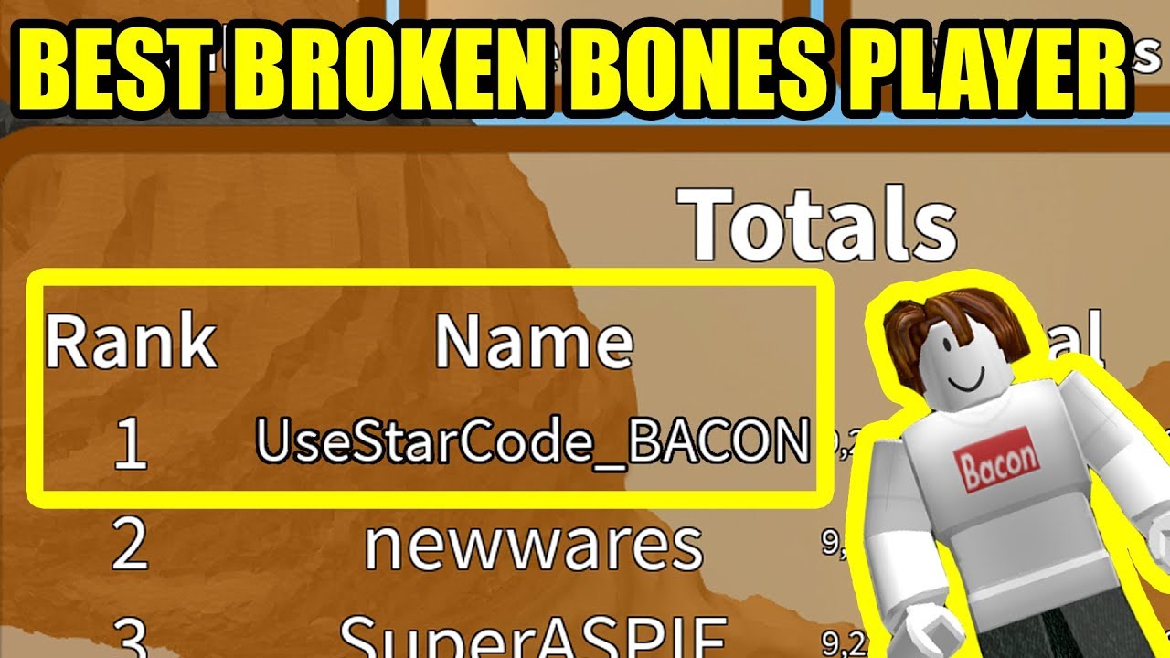 BECOMING NUMBER 1 PLAYER in BROKEN BONES IV Roblox