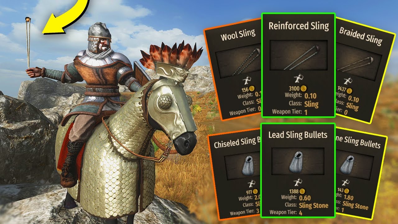 Testing Out ALL Slings & Ammo in Bannerlord (Patch 1.3)