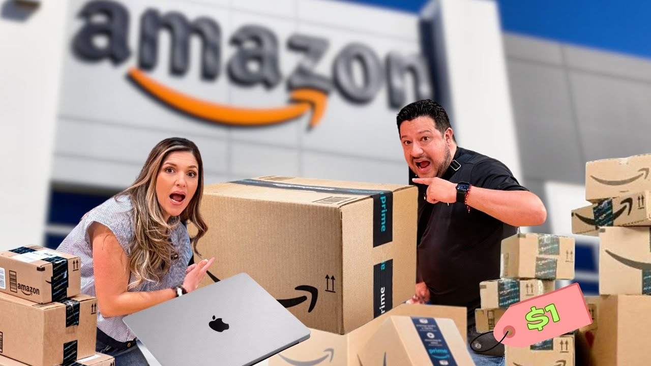 La GRAN BODEGA de devolución de AMAZON…..todo a $1 DOLAR!!!!! SUPER BINS 📦