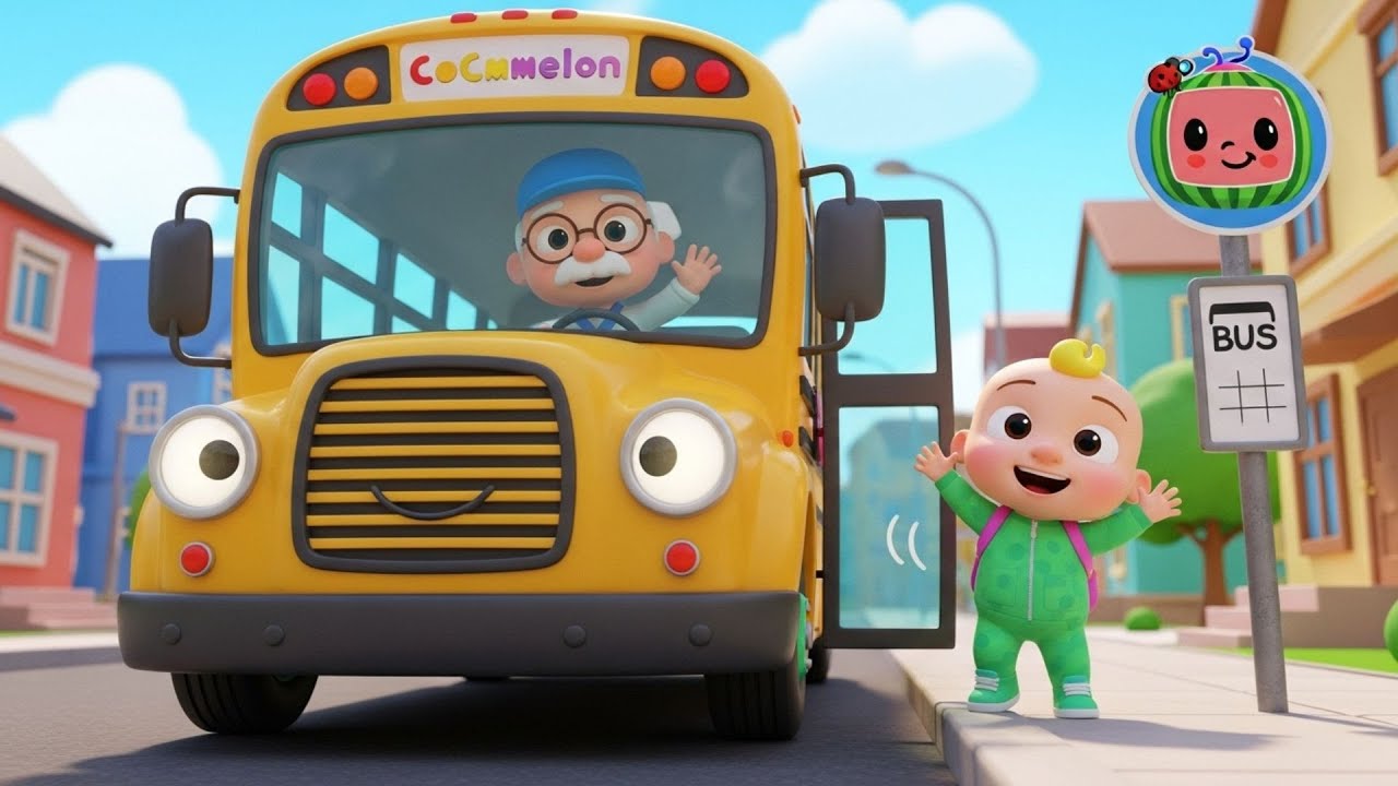 Interactive Wheels on the Bus Sing along songs for kids | Nursery rhyme