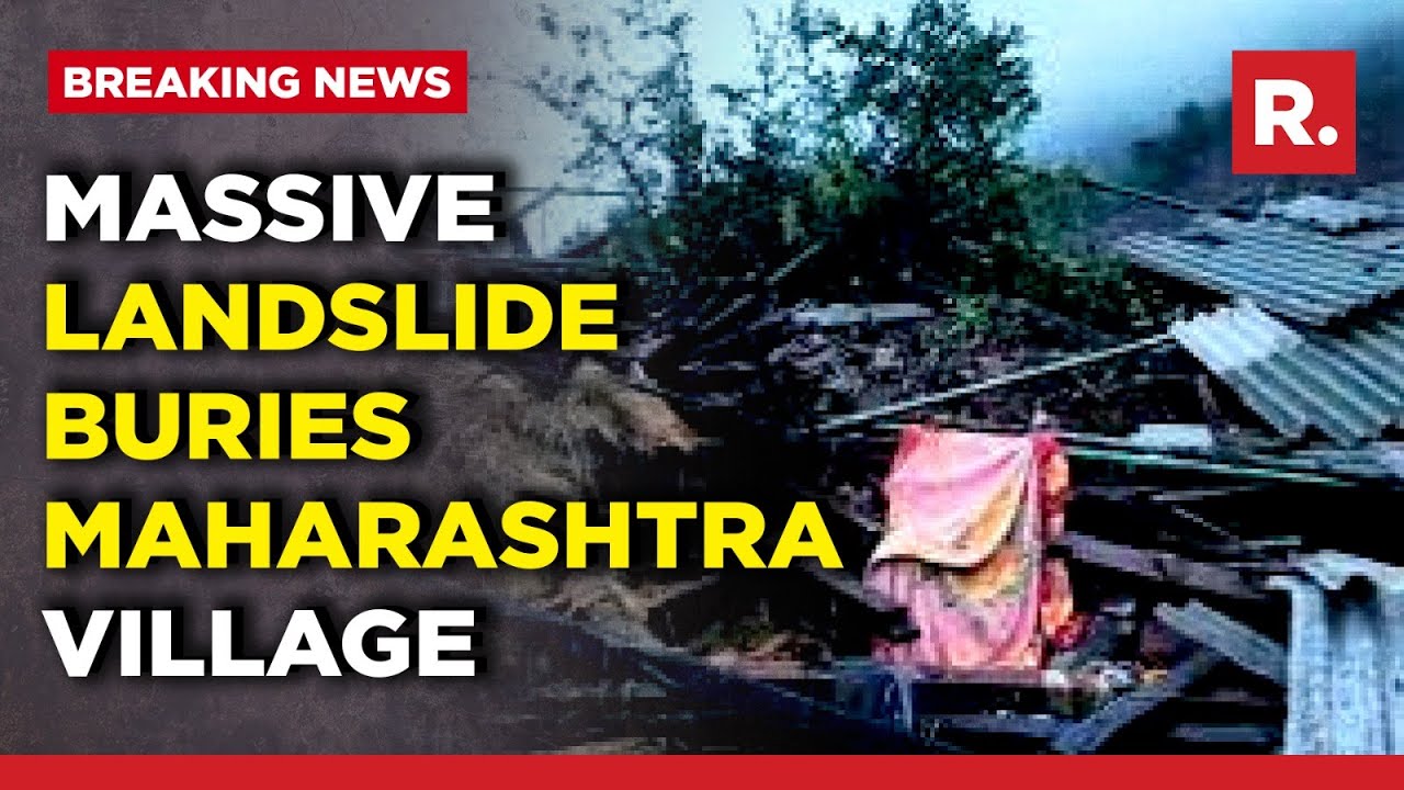 Massive Landslide Buries Maharashtra Village, 16 Dead, Several Feared Trapped