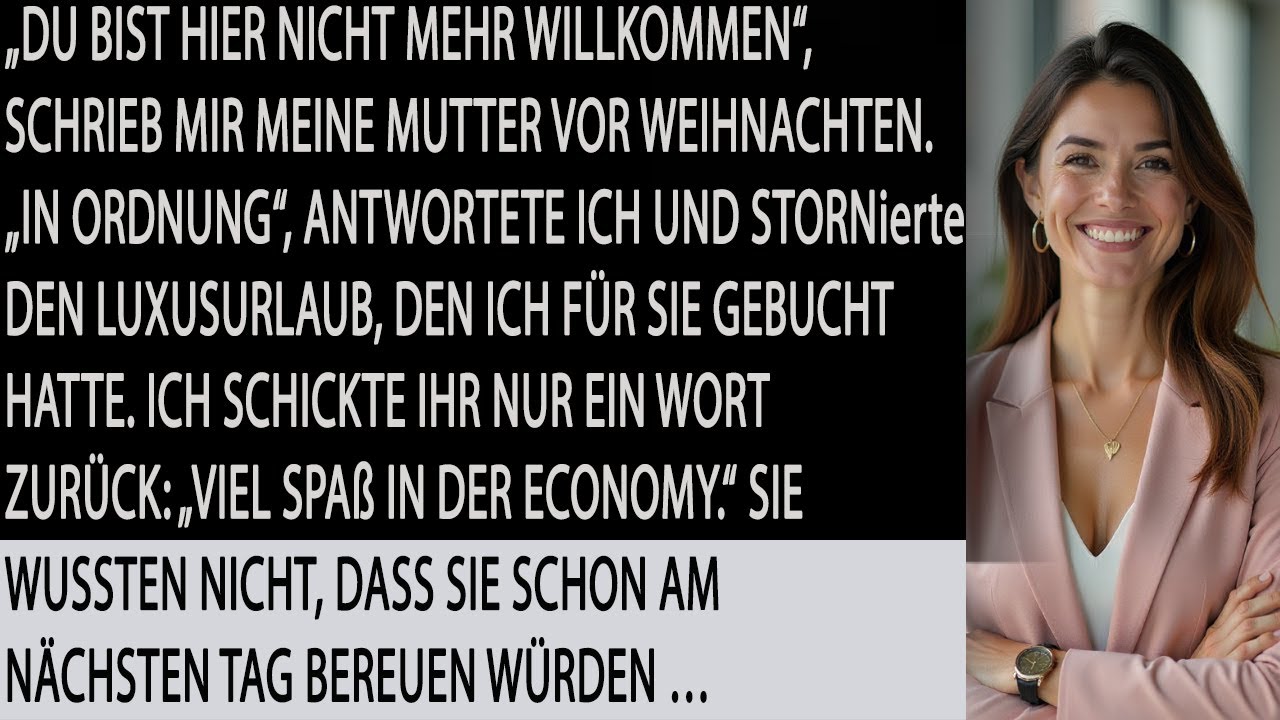 MEINE FAMILIE SCHLOSS MICH AN WEIHNACHTEN AUS – ALSO STRICH ICH IHRE ERSTE-KLASSE-FLÜGE