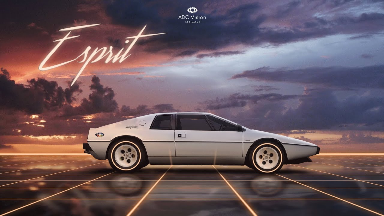 LOTUS ESPRIT 🔮 - Retrowave Artwork 🍹