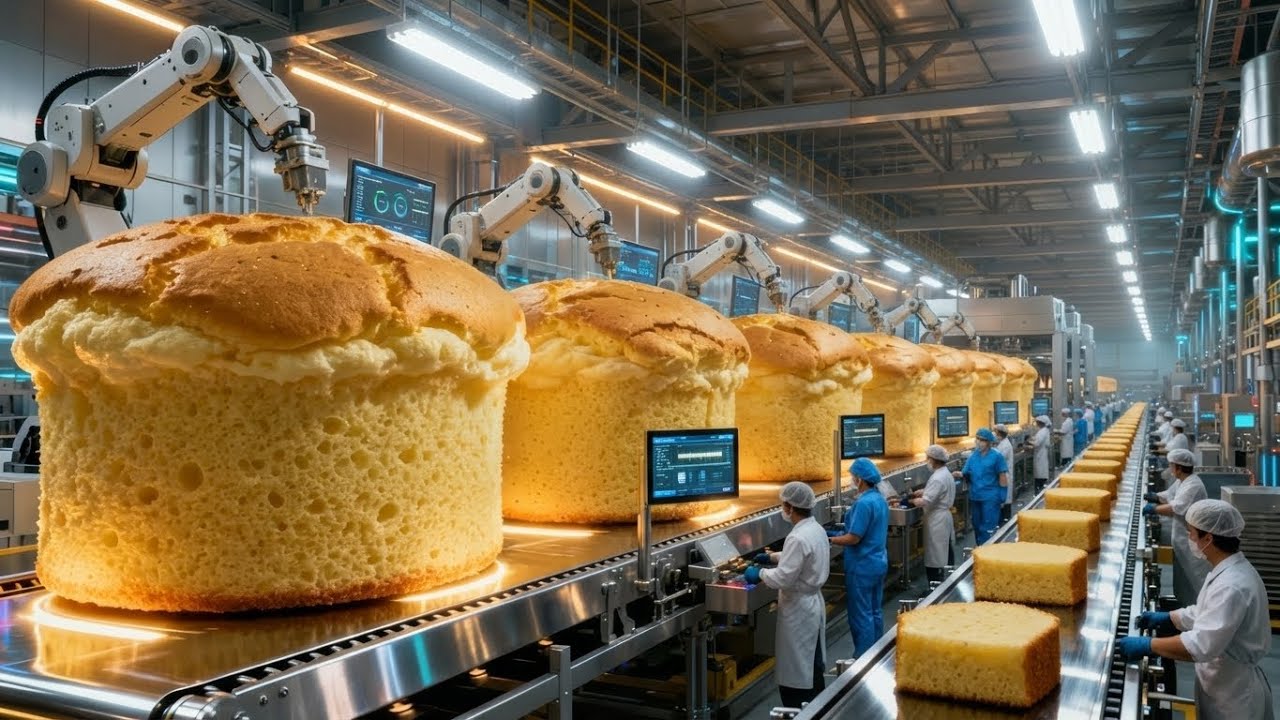 Inside an Automated Production Line: From Raw Grain to Packaged Treats (Full Process)
