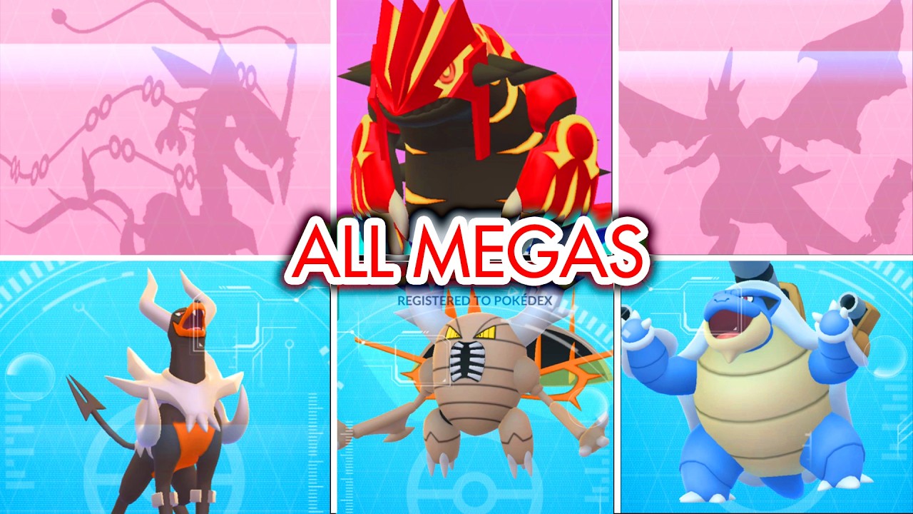 ALL Evolutions Of Every Type: Mega Edition || Pokemon go ||