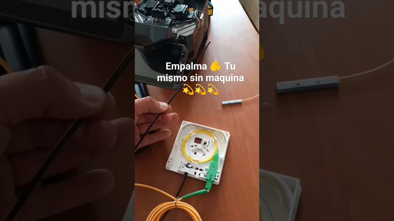 Realiza empalme facil y sin maquina