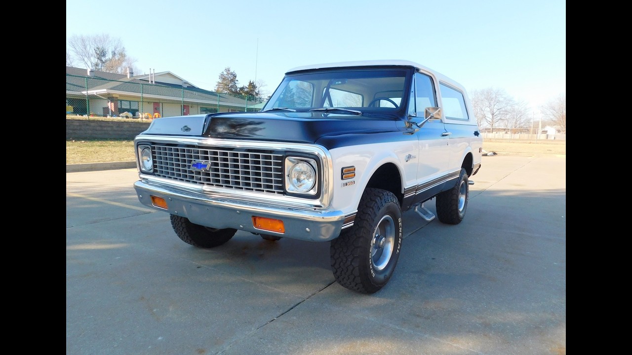 Продается отреставрированный Chevrolet Blazer K5 CST 1972 года выпуска.